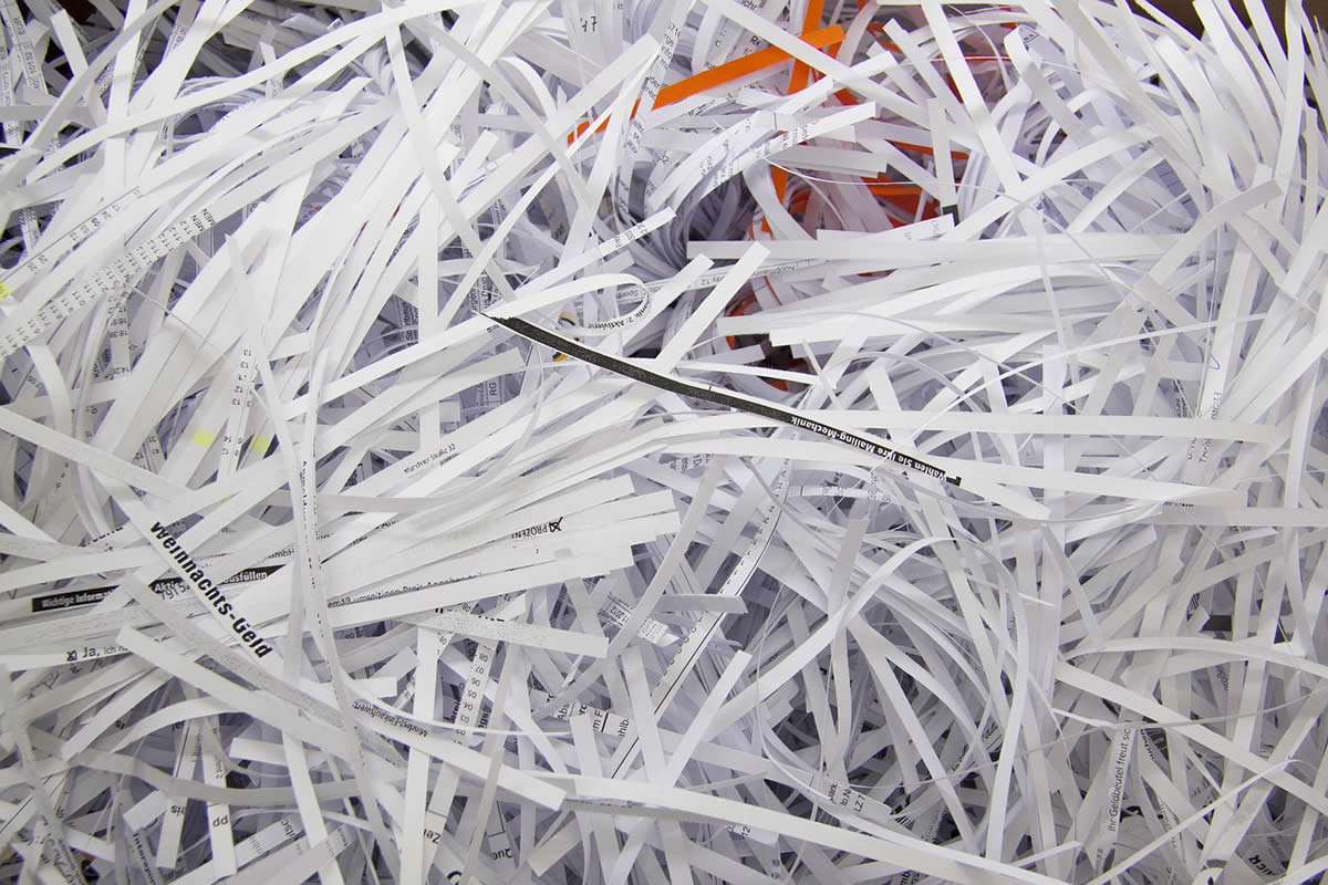 Types of Documents Eligible for Shredding